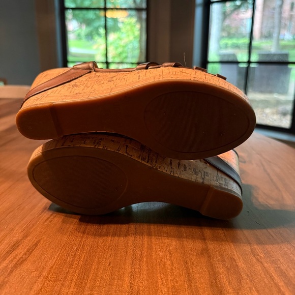 🎂Unisa - Brown Woven Cork Wedges - 7.5 - Picture 5 of 5
